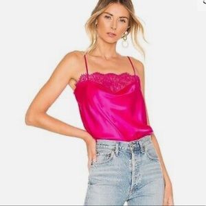 CAMI NYC X Revolve Hot Pink Bodysuit Sz XS